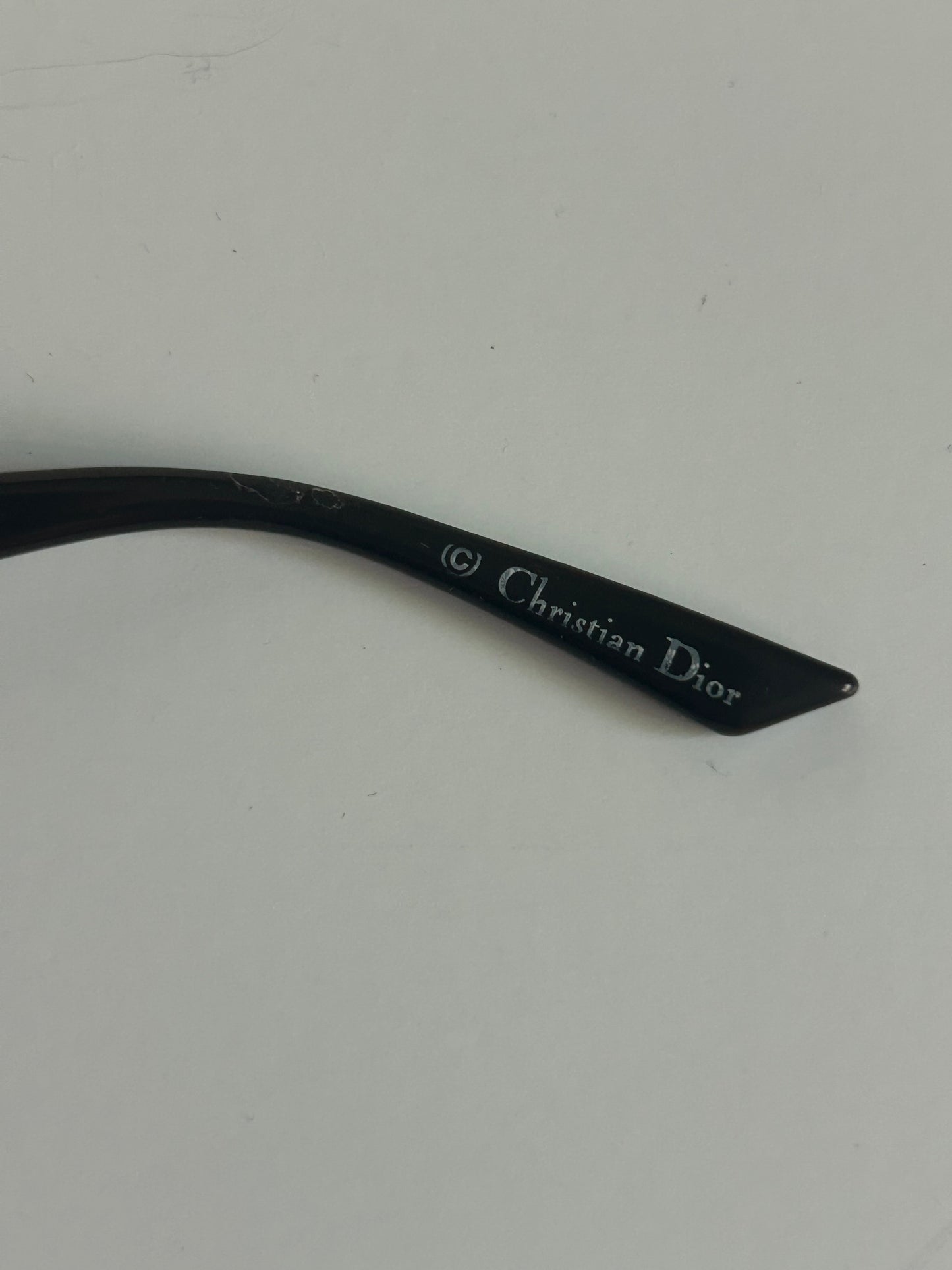 Designer Vintage Rare Christian Dior Rhinestone Floral Eyeglass Frames John Galliano Y2K