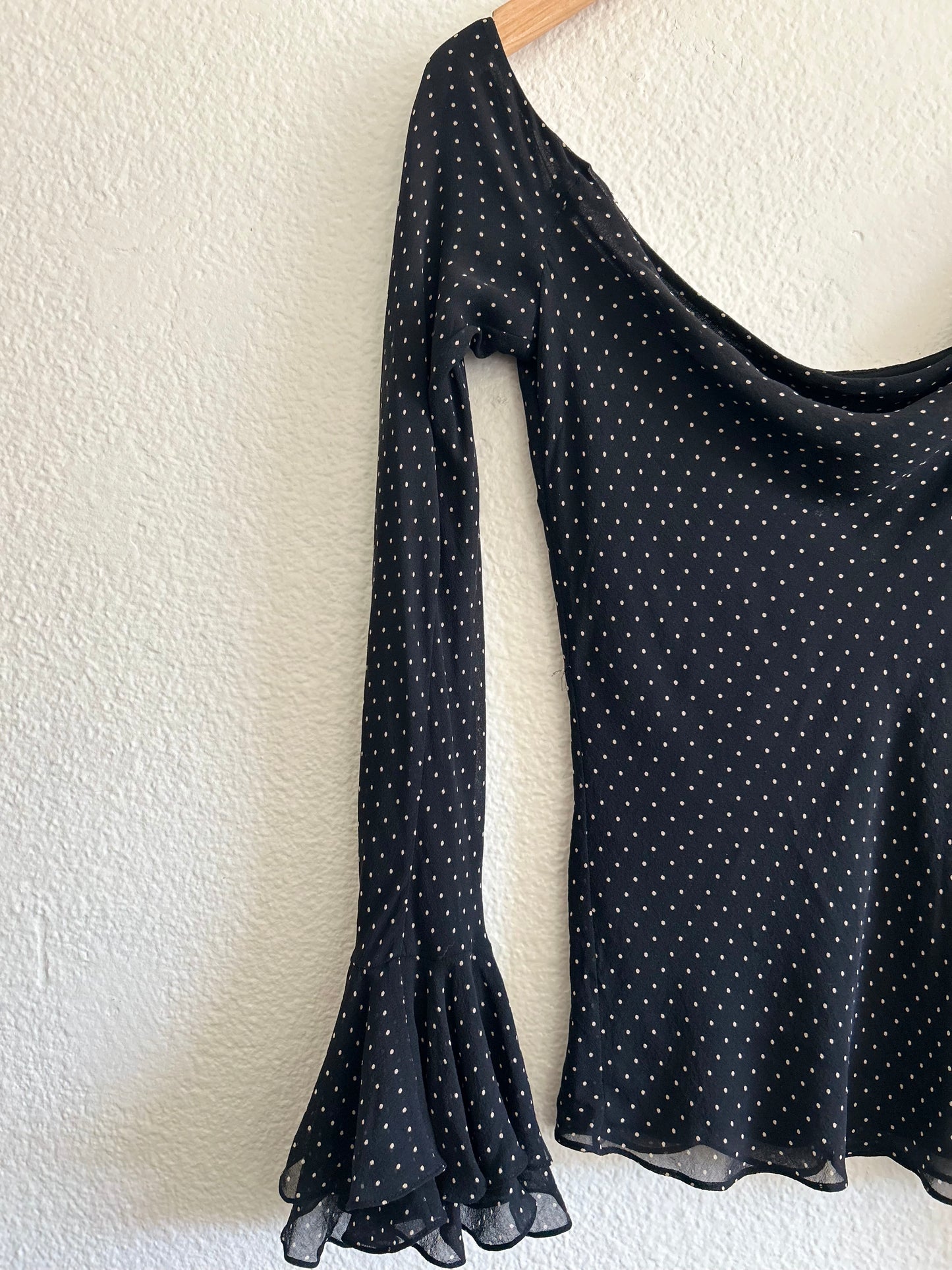 Designer Vintage Ralph Lauren Polka Dot Top