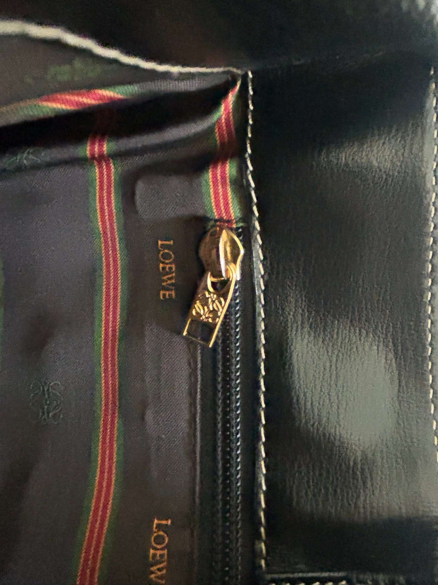 Designer Vintage Leowe Leather and Suede Tote