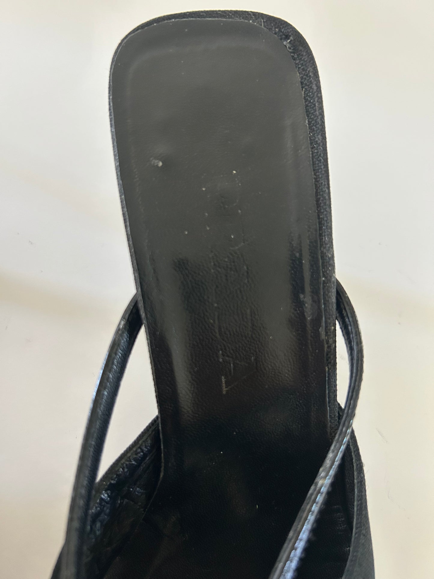 Designer Vintage Prada Square Toe Kitten Heels