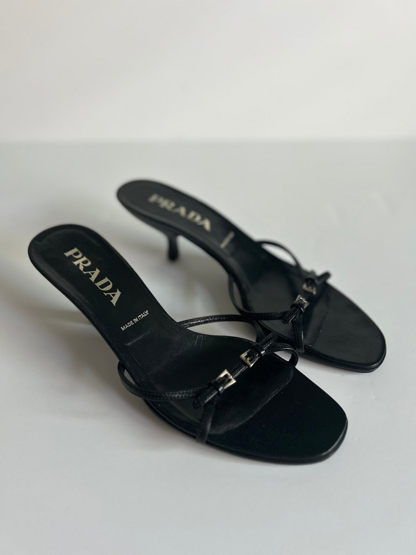 Designer Vintage Prada Slide Heels