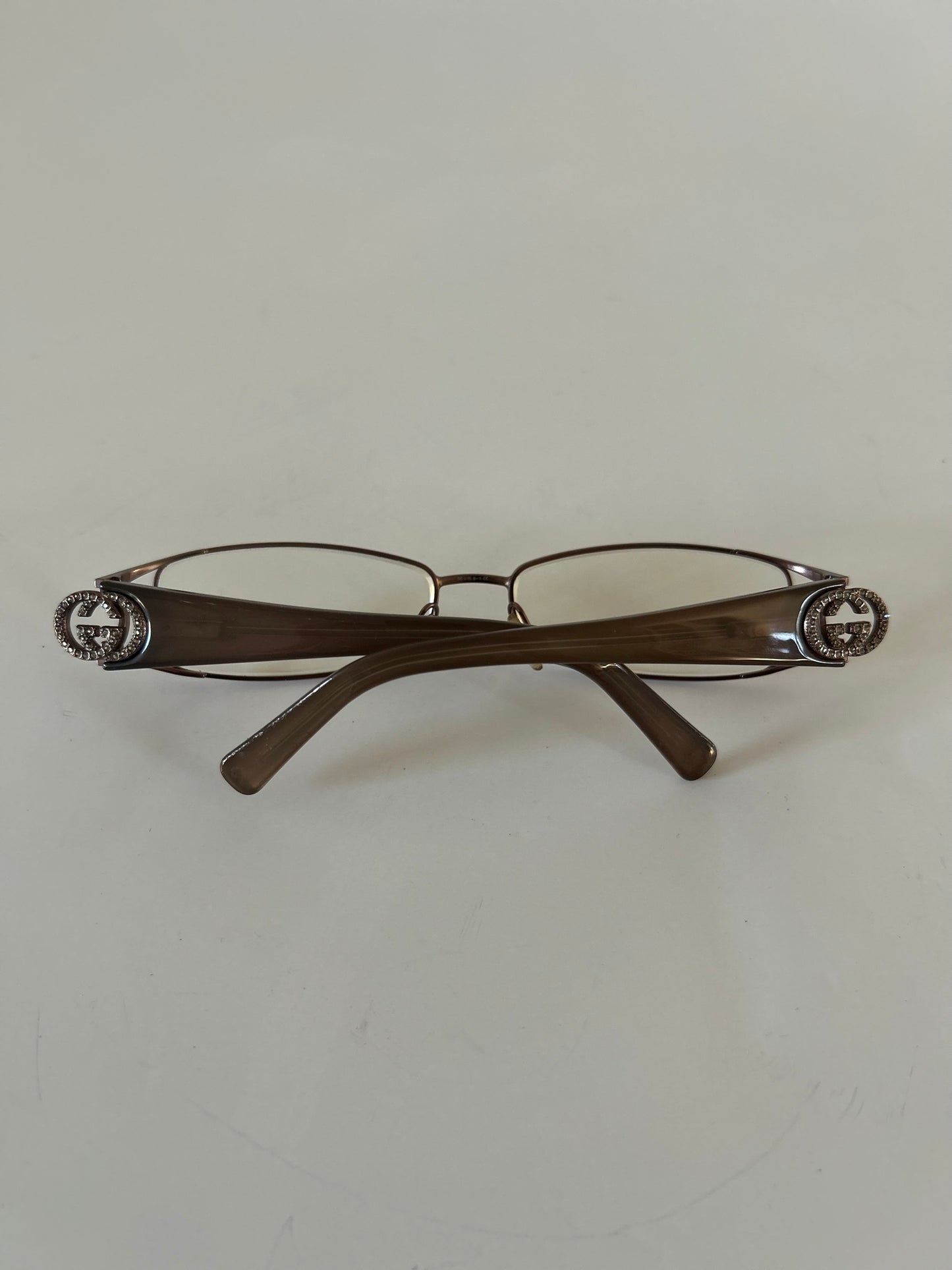 Gucci GG Monogram Embellished Eyeglasses