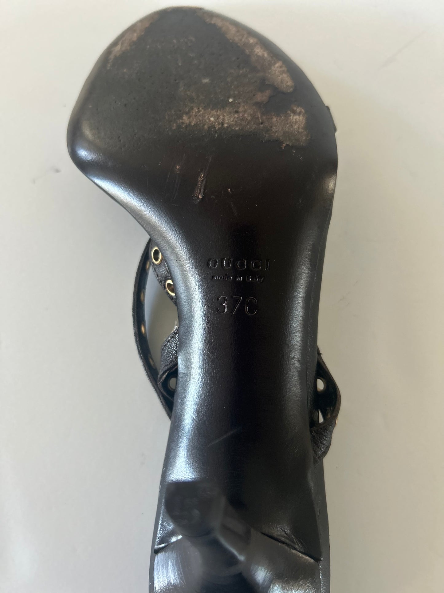 Designer Vintage Gucci Grommet Heels