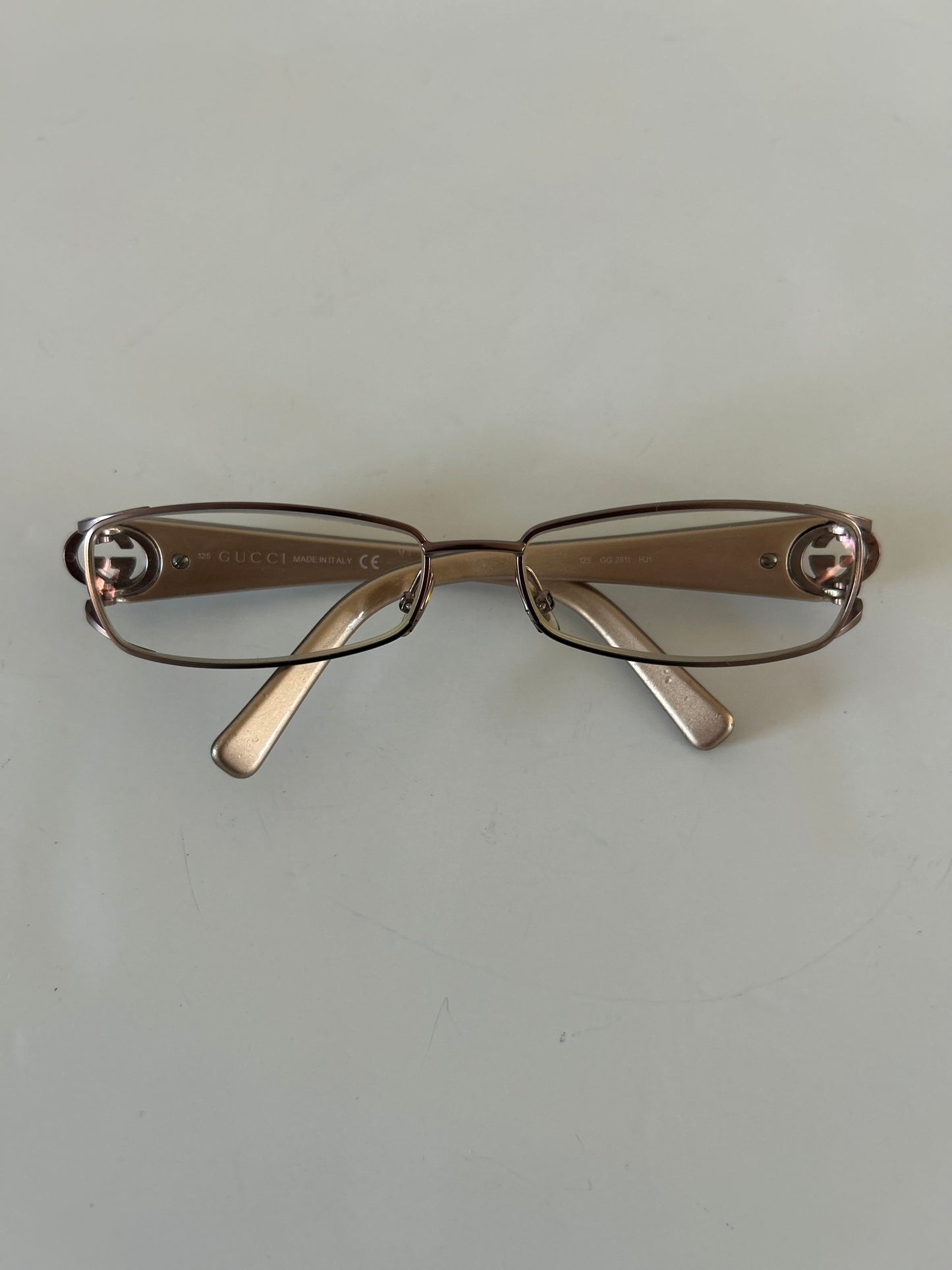 Gucci GG Monogram Embellished Eyeglasses