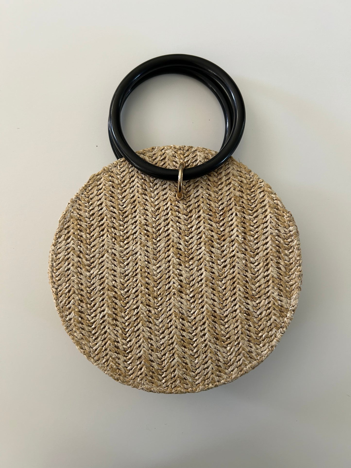 Pre-Loved Upcycled Raffia Summer Bag