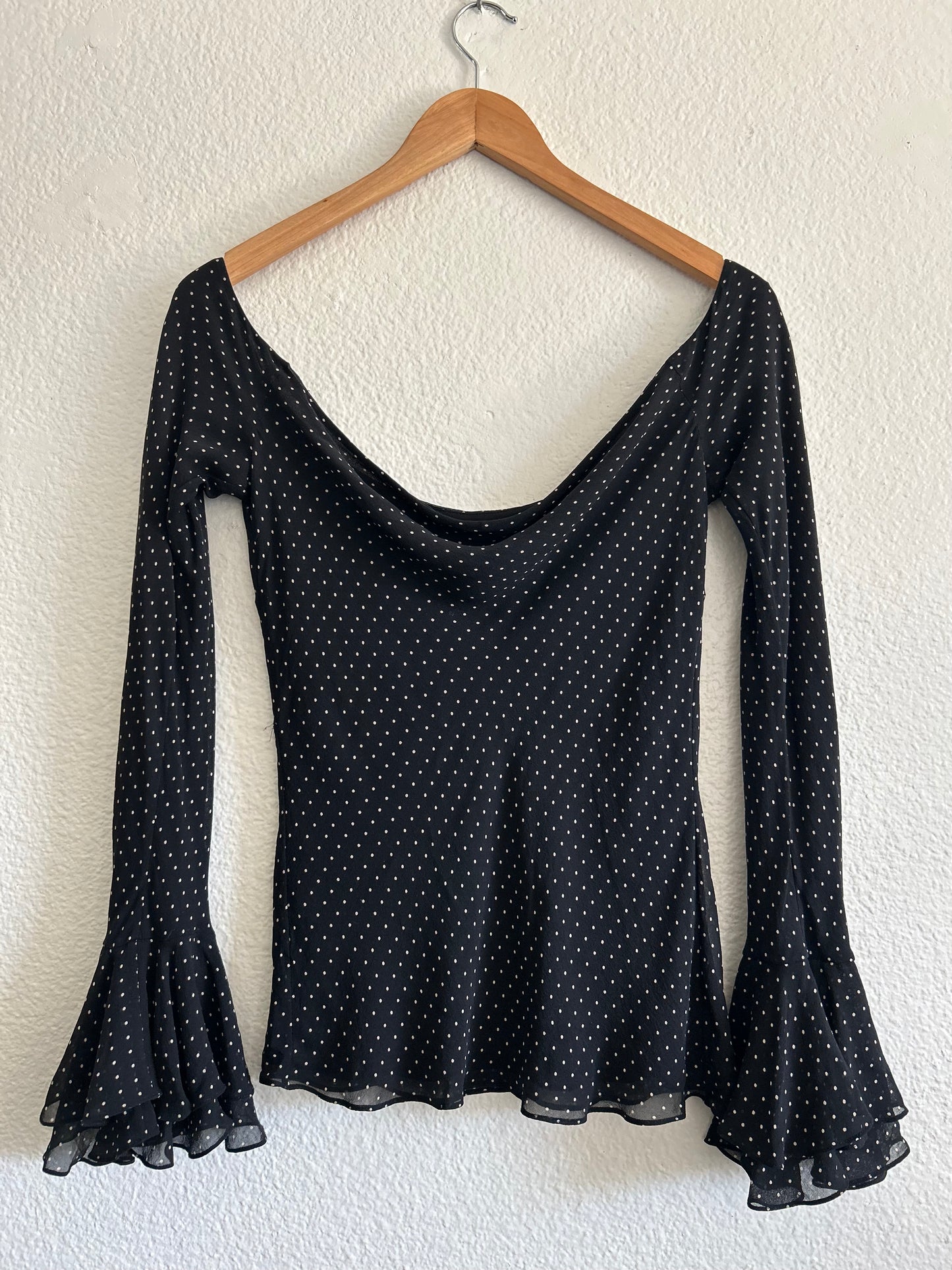 Designer Vintage Ralph Lauren Polka Dot Top