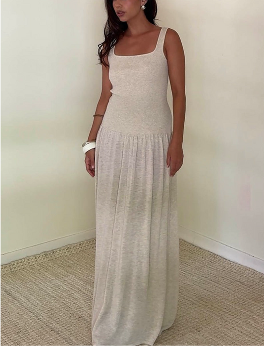 Effortless Drop Waist Knit Dress