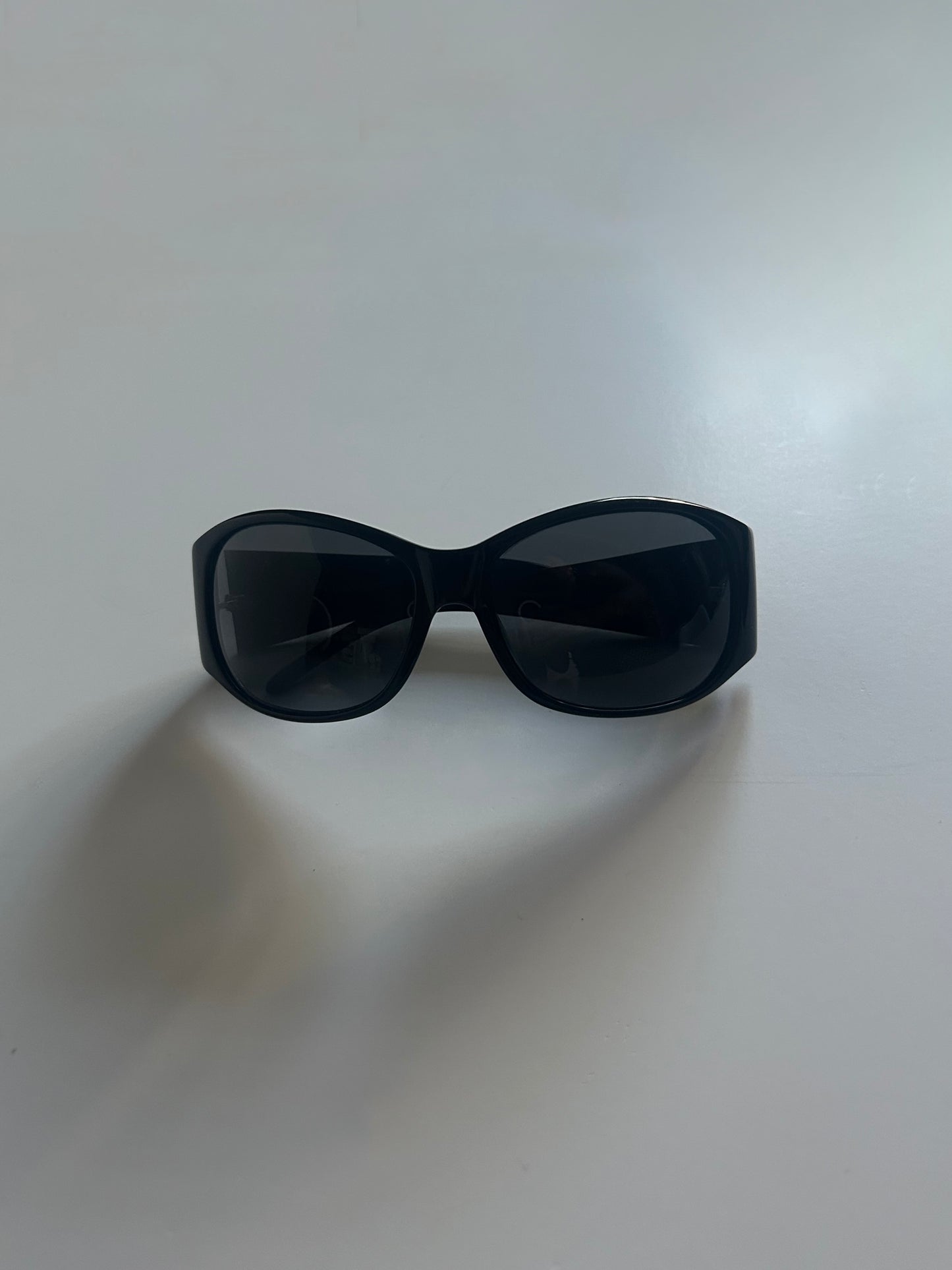 Designer Vintage Dolce & Gabbana D&G Logo Shield Sunglasses
