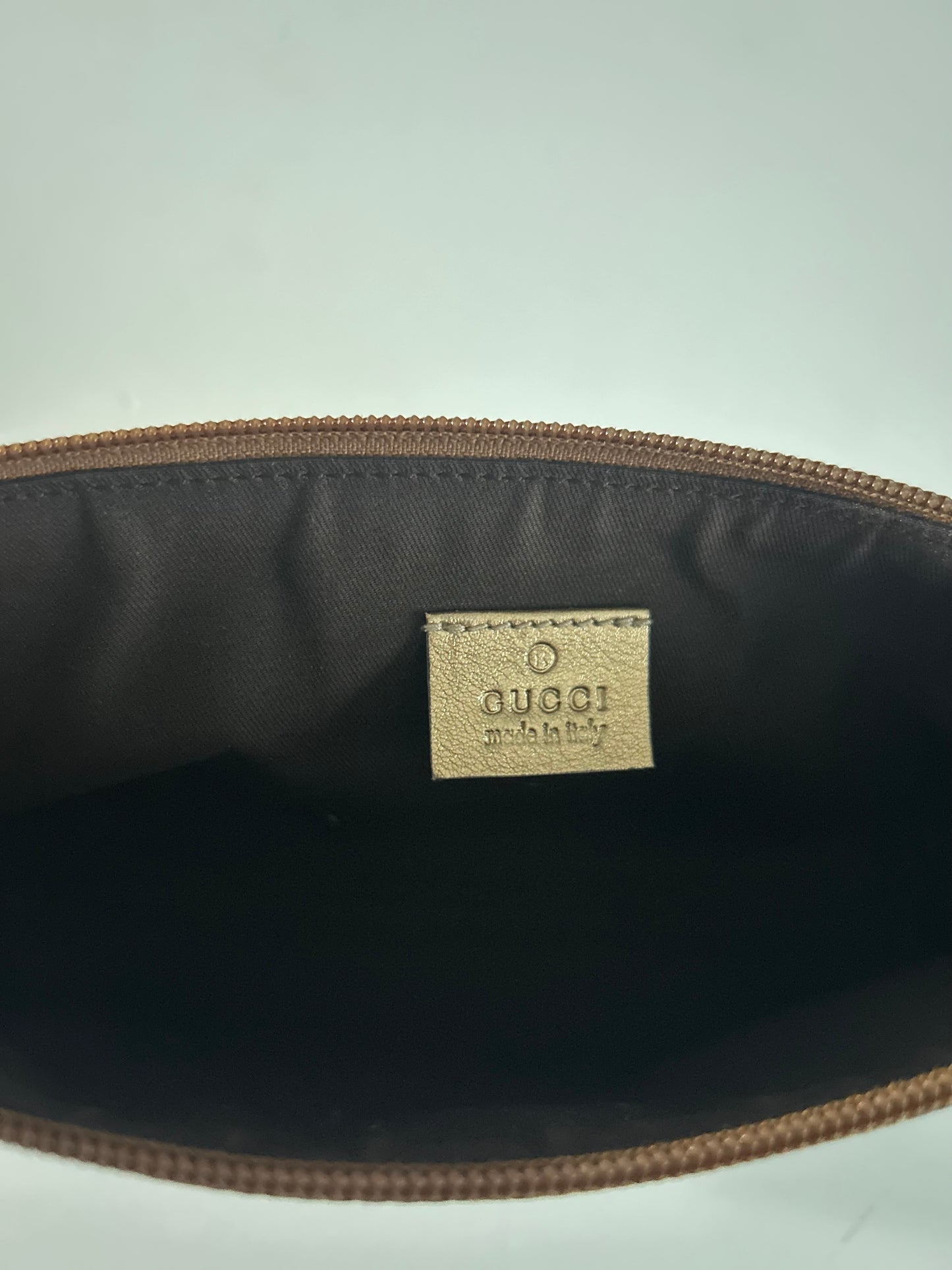 Designer Vintage Gucci GG Crystal Canvas Mini Shoulder Bag | Tom Ford Era Y2K Monogram Pochette