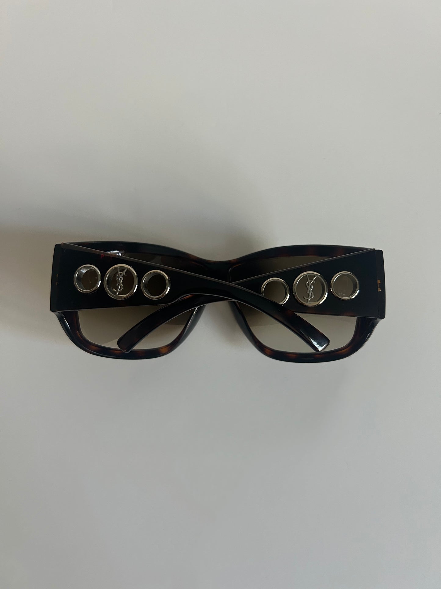 Designer Vintage Yves Saint Laurent Tom Ford Era Shield Sunglasses | YSL 6112/S Made in Italy