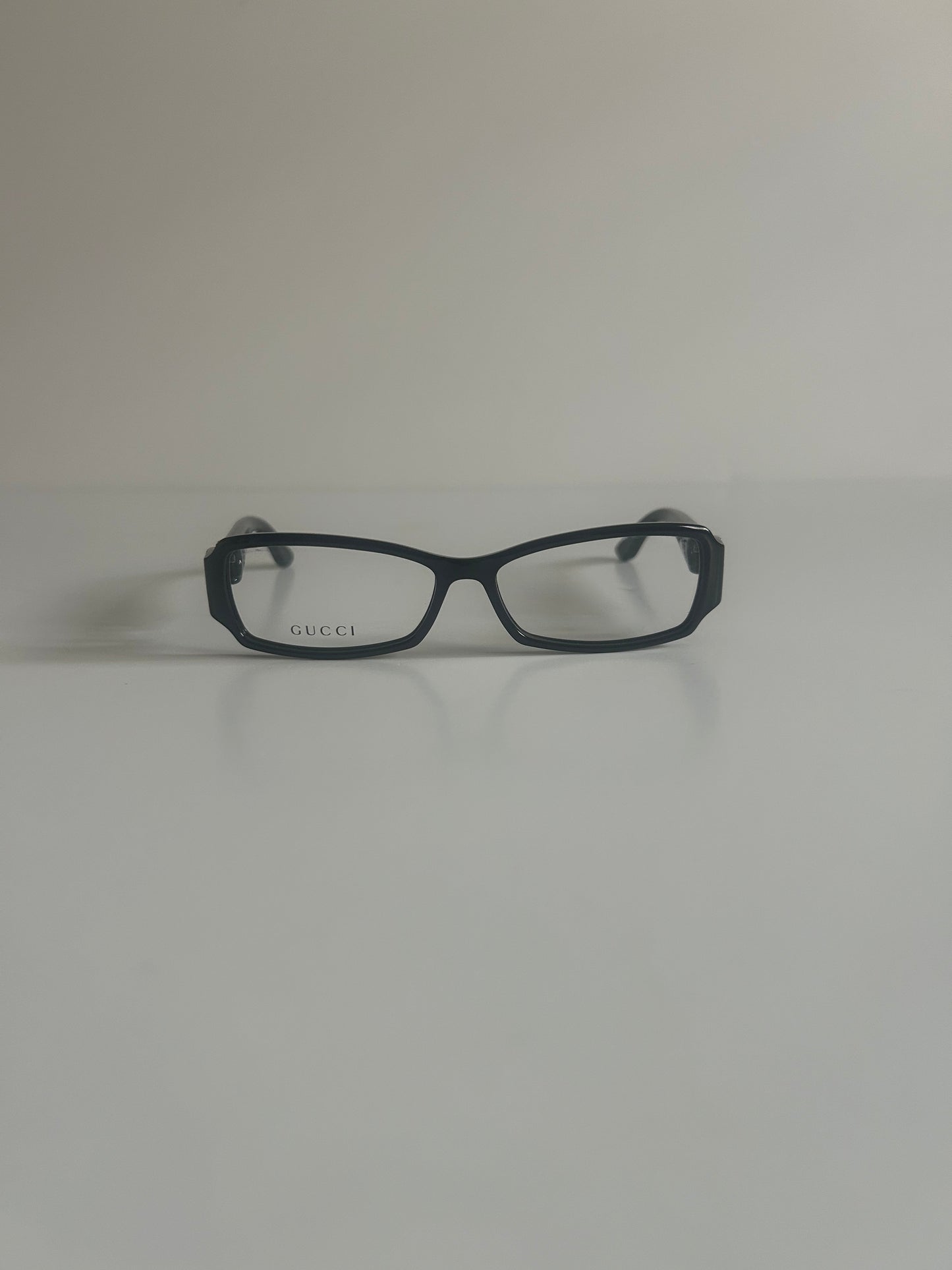 Designer Vintage Gucci Rhinestone Horsebit Eyeglasses Frames Y2K Tom Ford Era