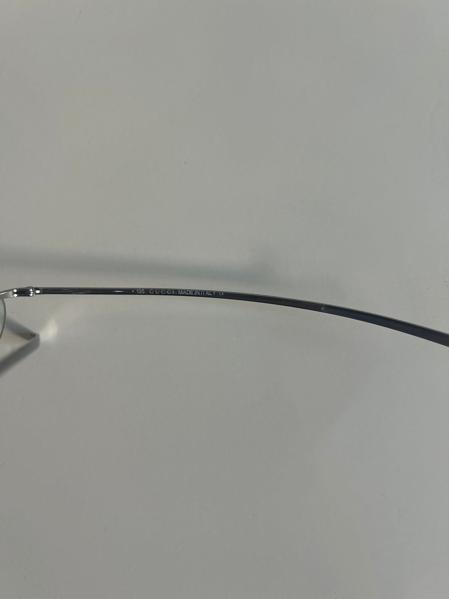 Vintage Gucci Rimless Oval Sunglasses Late 1990s to Early 2000s Tom Ford Era, circa 1998–2003
