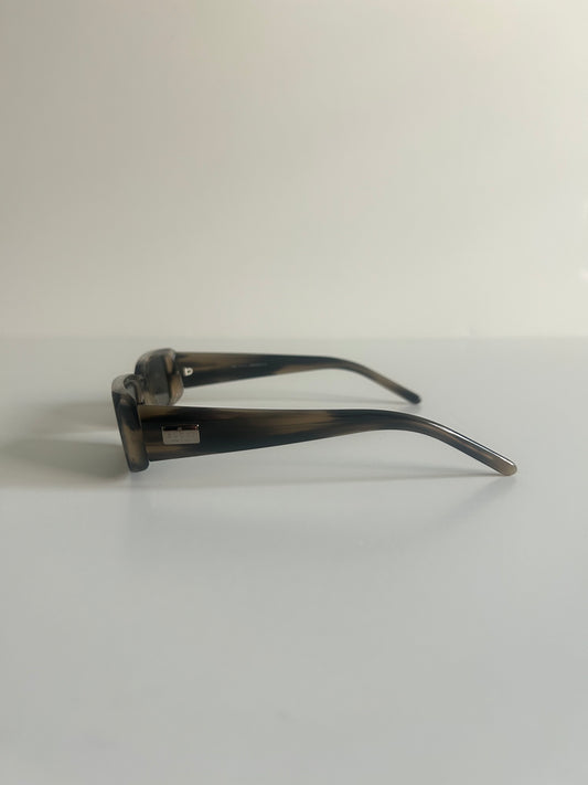 Designer Vintage Gucci Tom Ford Era Tortoise Rectangle Sunglasses
