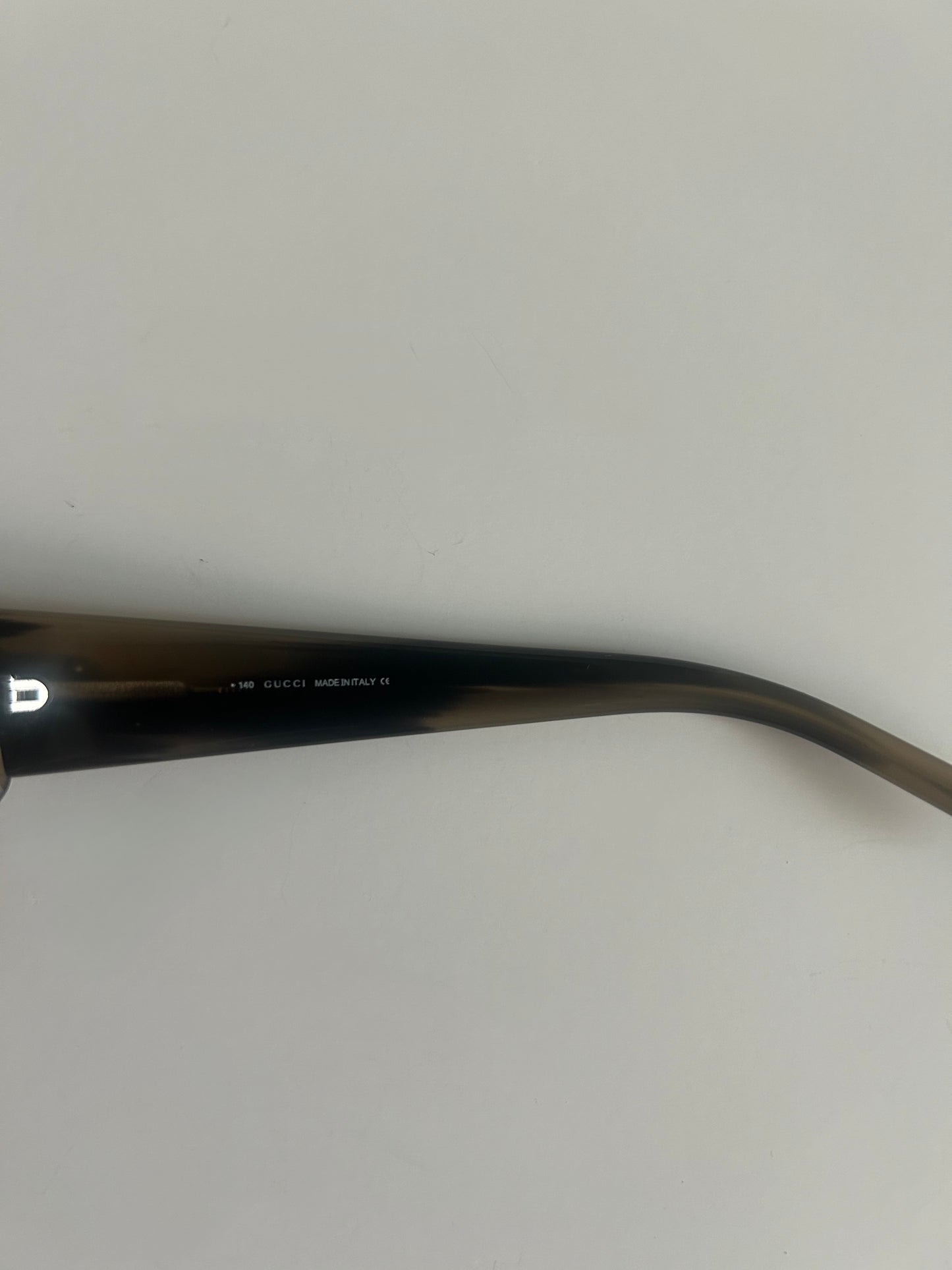 Designer Vintage Gucci Tom Ford Era Tortoise Rectangle Sunglasses