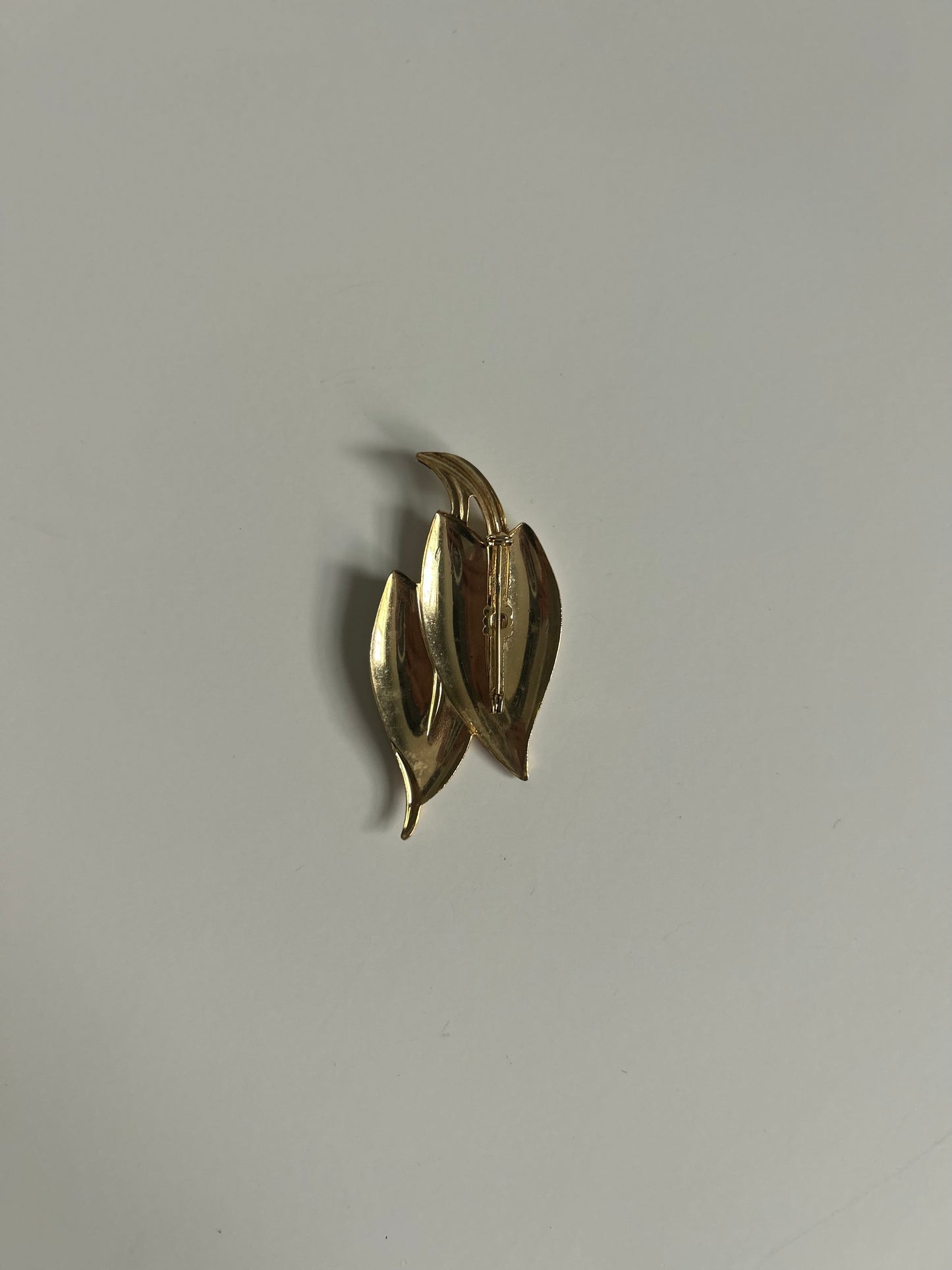 Vintage Abstract Leaf Brooch