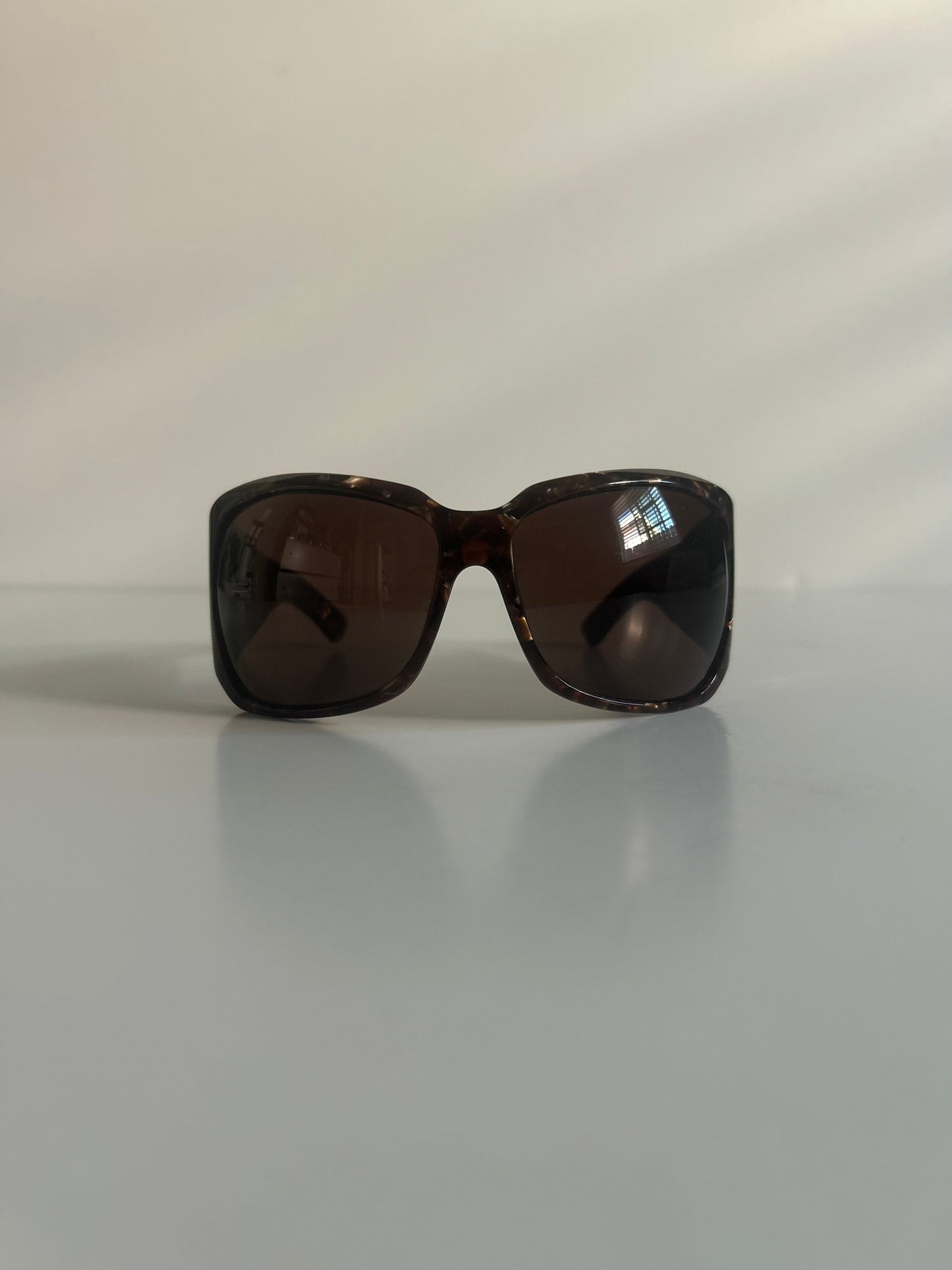 Designer Vintage Gucci Tortoiseshell Oversized Sunglasses GG 2902/S Y2K Designer Eyewear