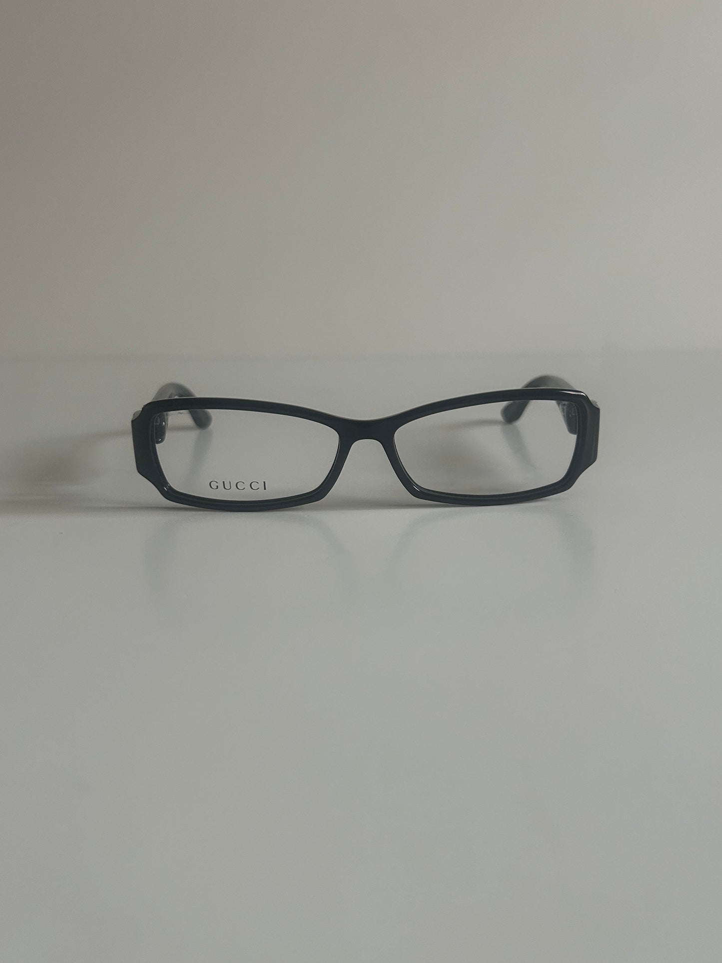 Designer Vintage Gucci Rhinestone Horsebit Eyeglasses Frames Y2K Tom Ford Era