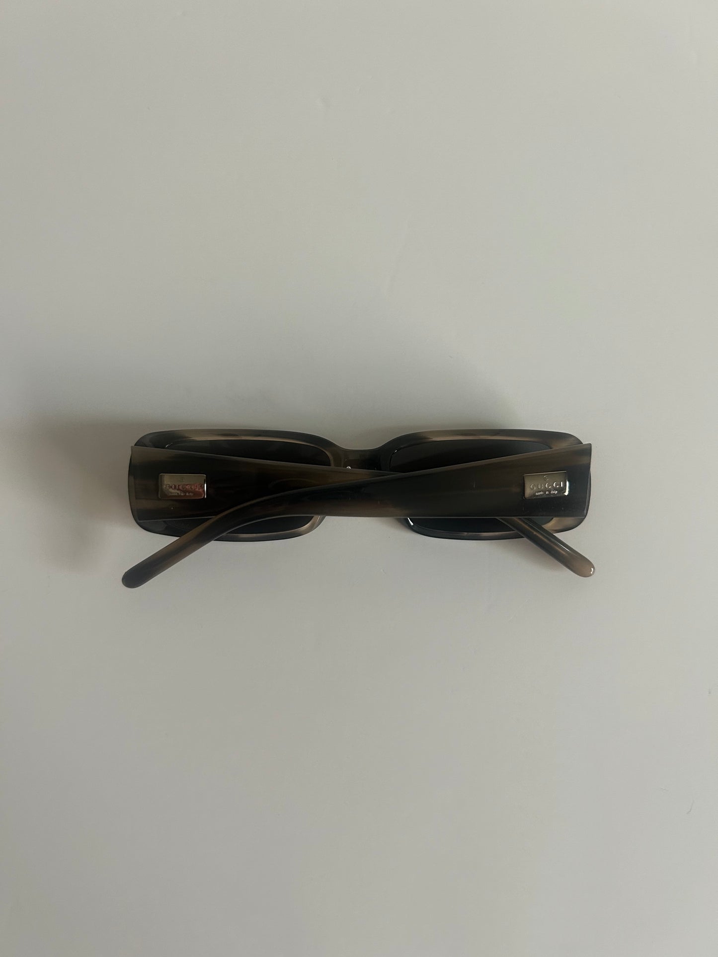 Designer Vintage Gucci Tom Ford Era Tortoise Rectangle Sunglasses