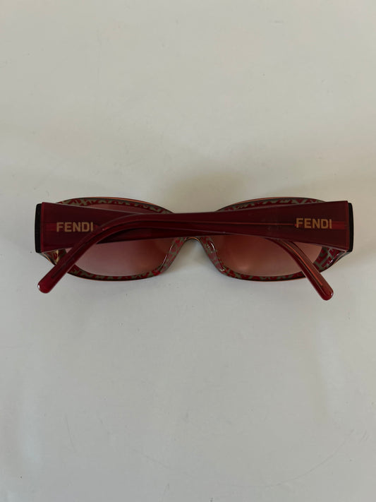 Designer Fendi FS449 Burgundy Sunglasses