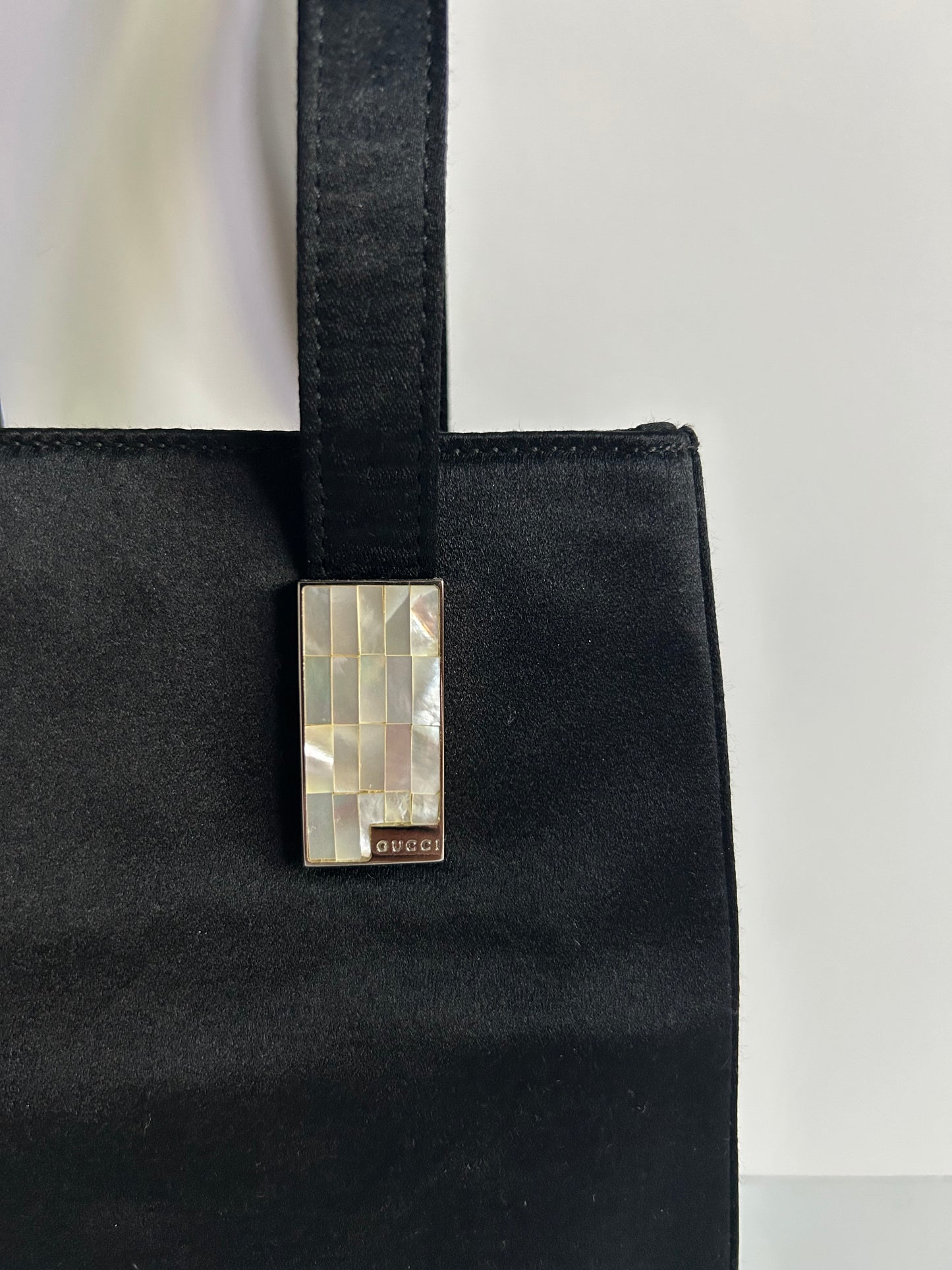 Designer Vintage Gucci Tom Ford Era Jackie Silk Tote