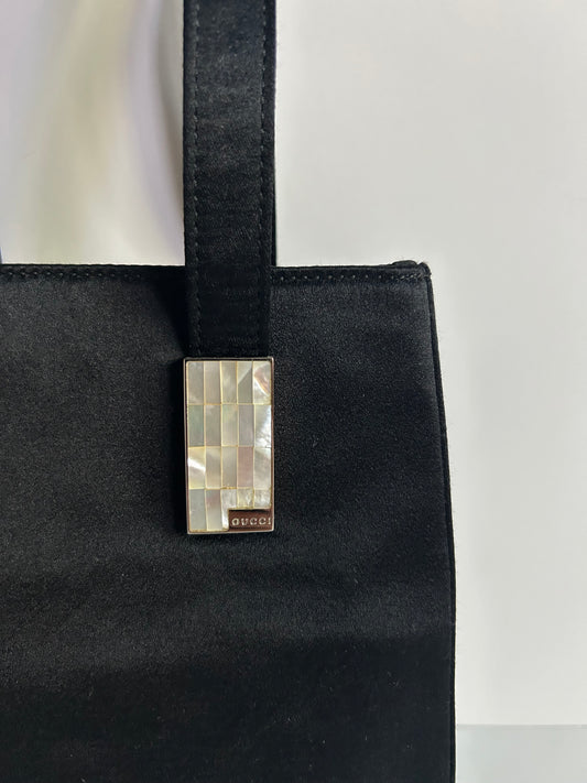 Designer Vintage Gucci Tom Ford Era Jackie Silk Tote