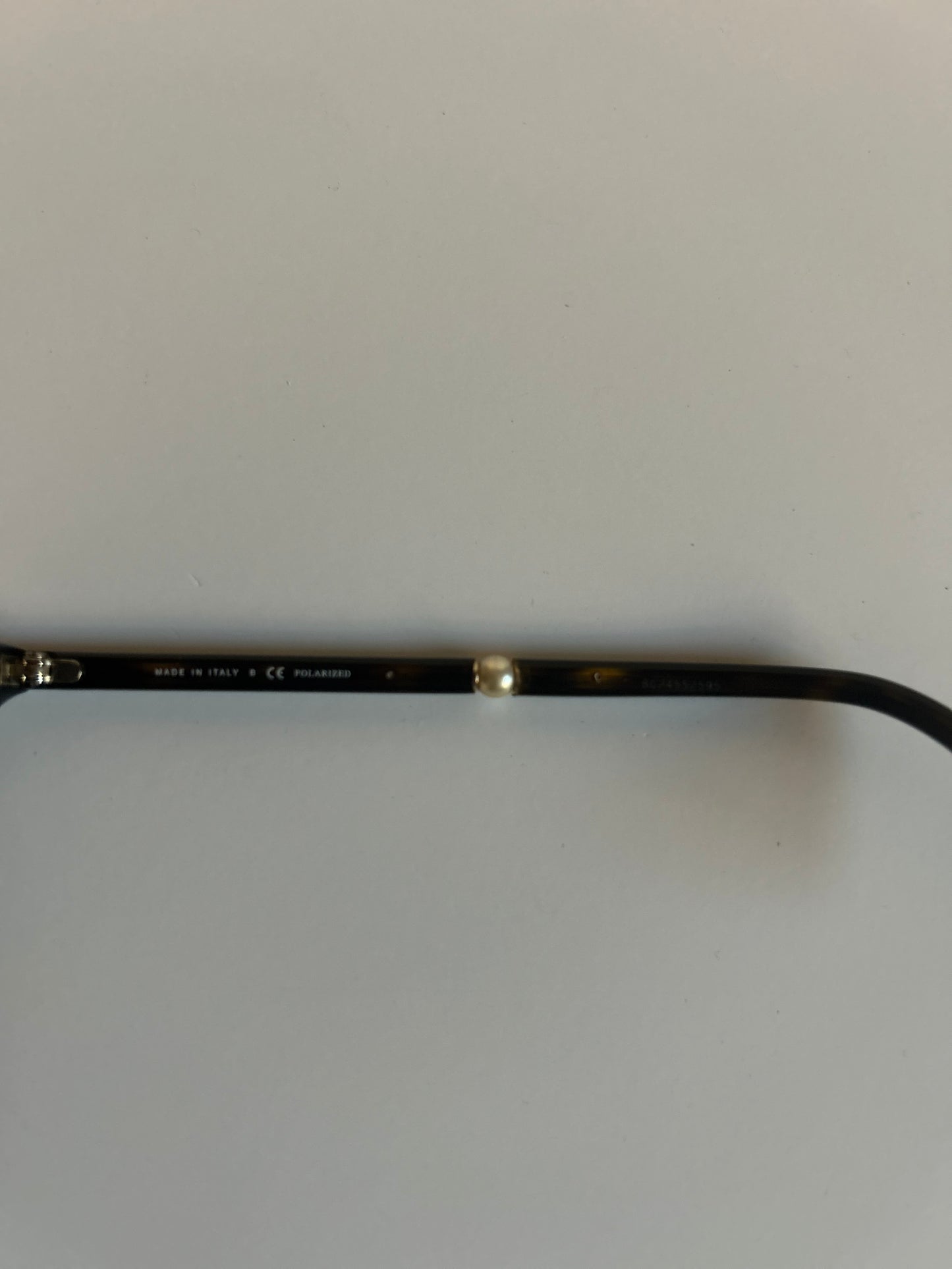 Designer Vintage Chanel Acetate Butterfly Pearl Sunglasses