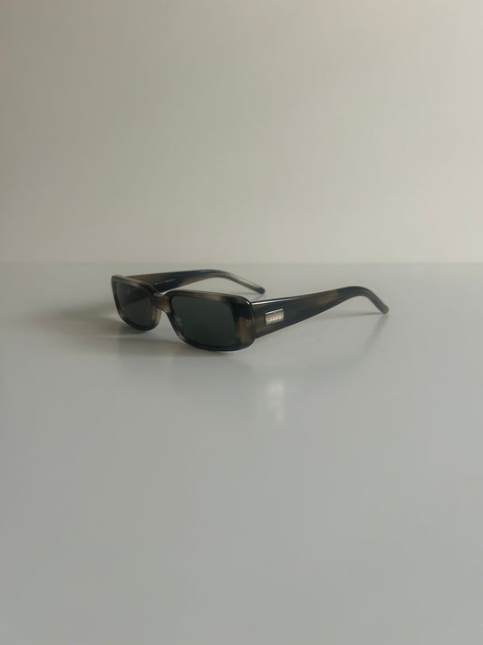 Designer Vintage Gucci Tom Ford Era Tortoise Rectangle Sunglasses