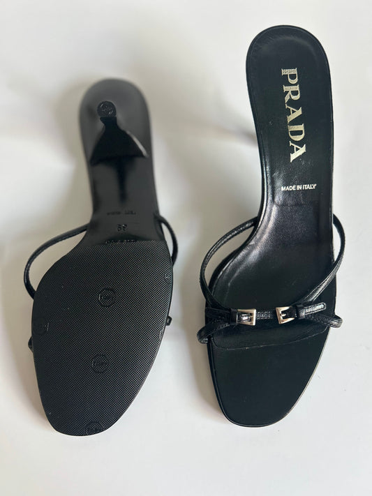 Designer Vintage Prada Slide Heels