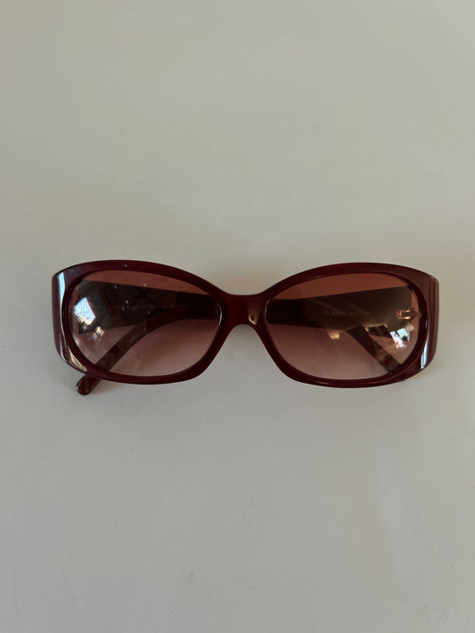 Designer Fendi FS449 Burgundy Sunglasses