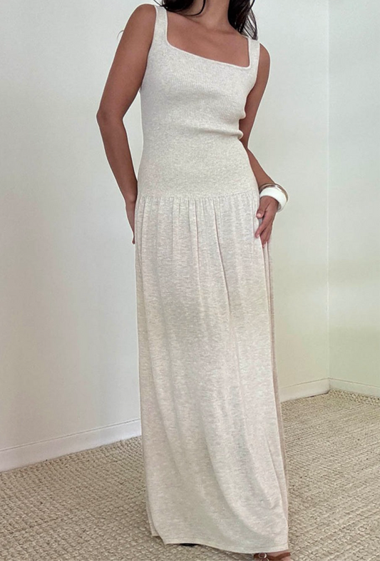 Effortless Drop Waist Knit Dress