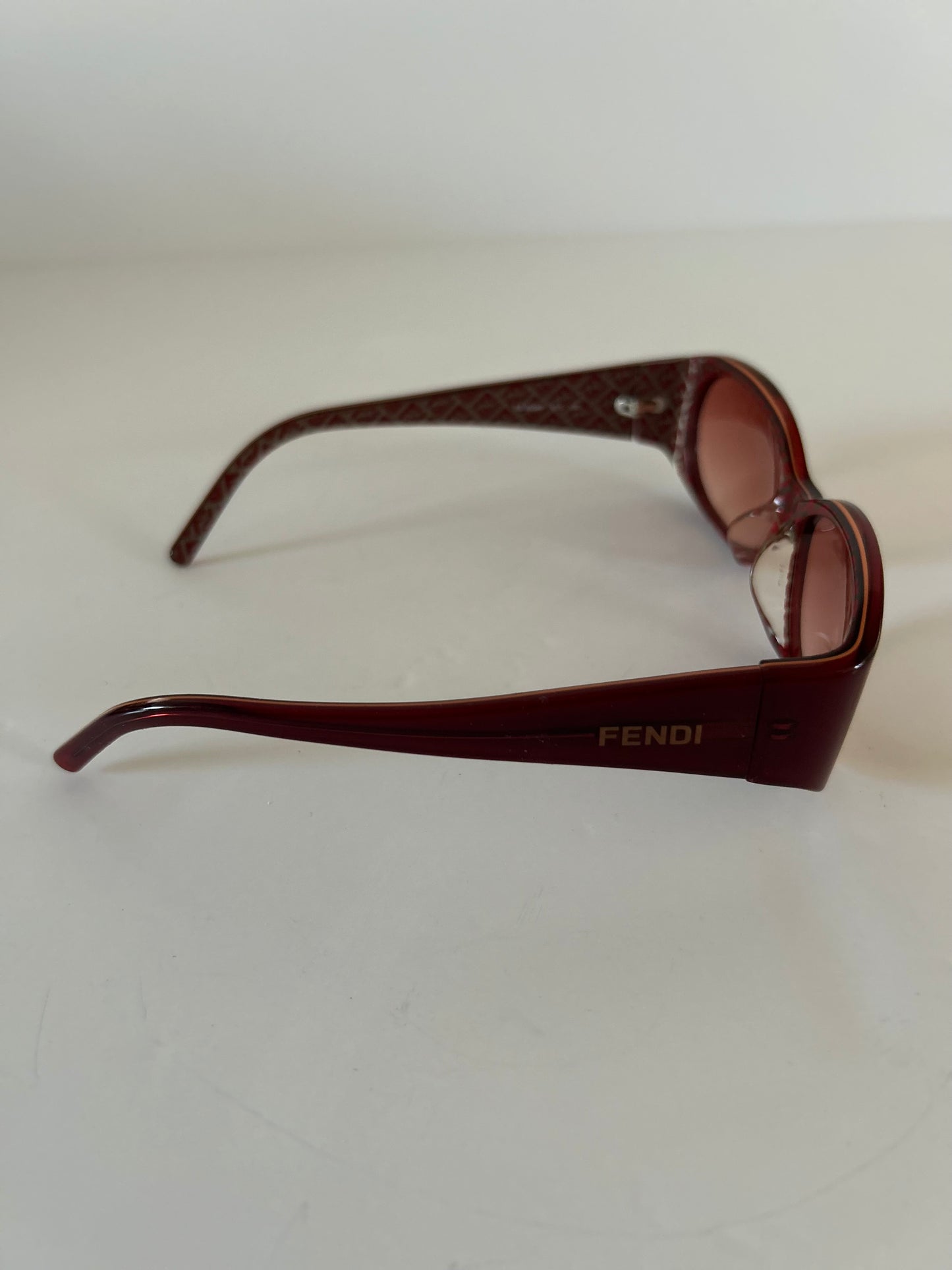 Designer Fendi FS449 Burgundy Sunglasses