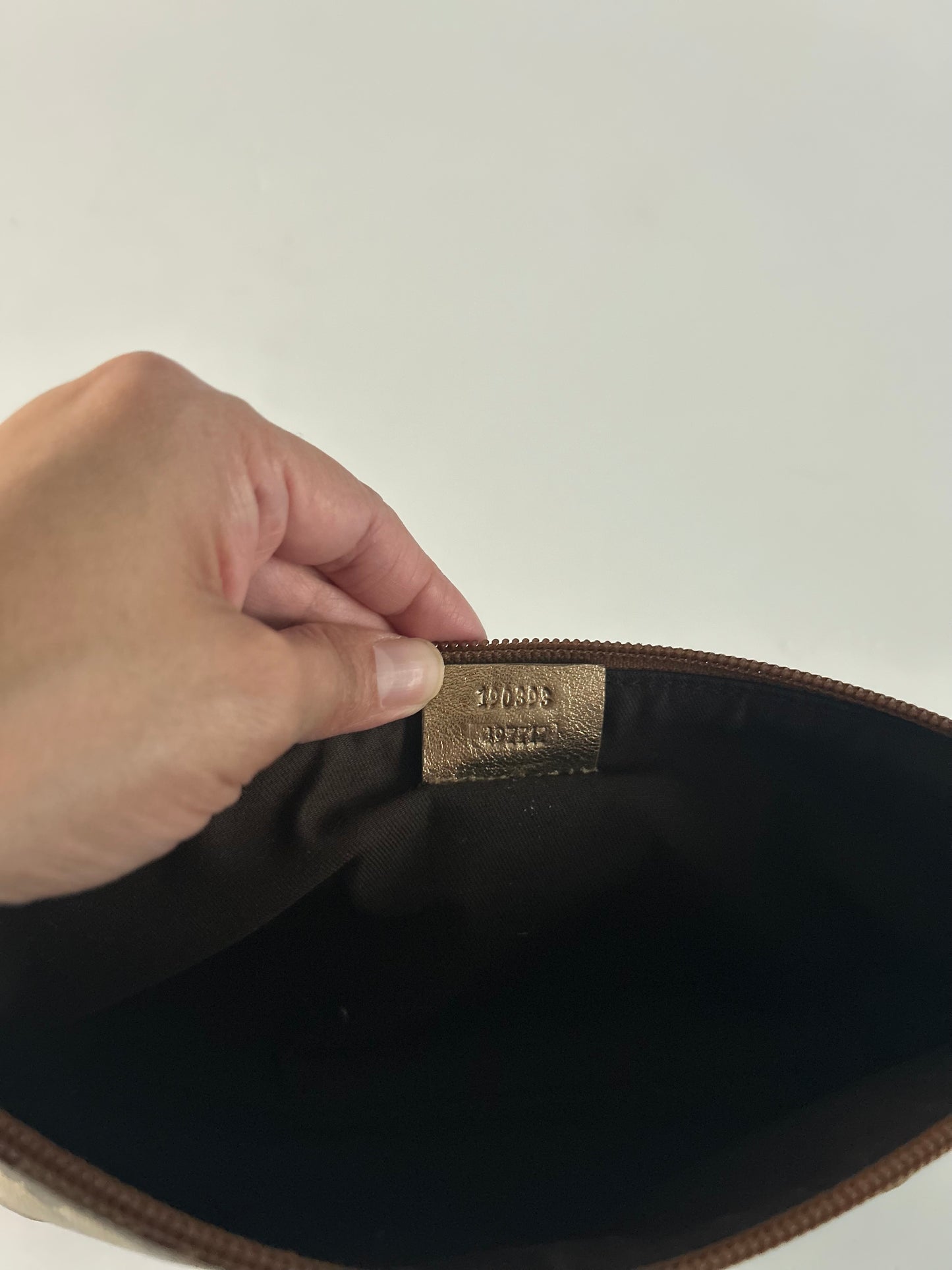 Designer Vintage Gucci GG Crystal Canvas Mini Shoulder Bag | Tom Ford Era Y2K Monogram Pochette