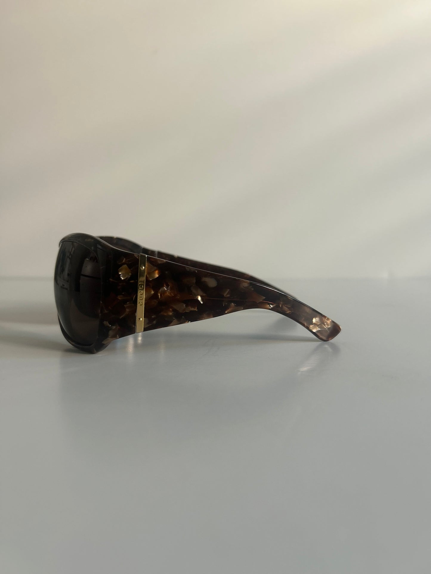 Designer Vintage Gucci Tortoiseshell Oversized Sunglasses GG 2902/S Y2K Designer Eyewear