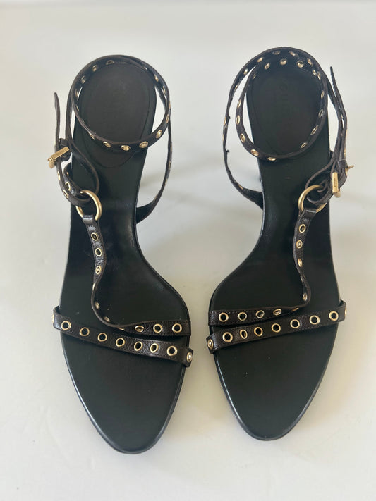 Designer Vintage Gucci Grommet Heels